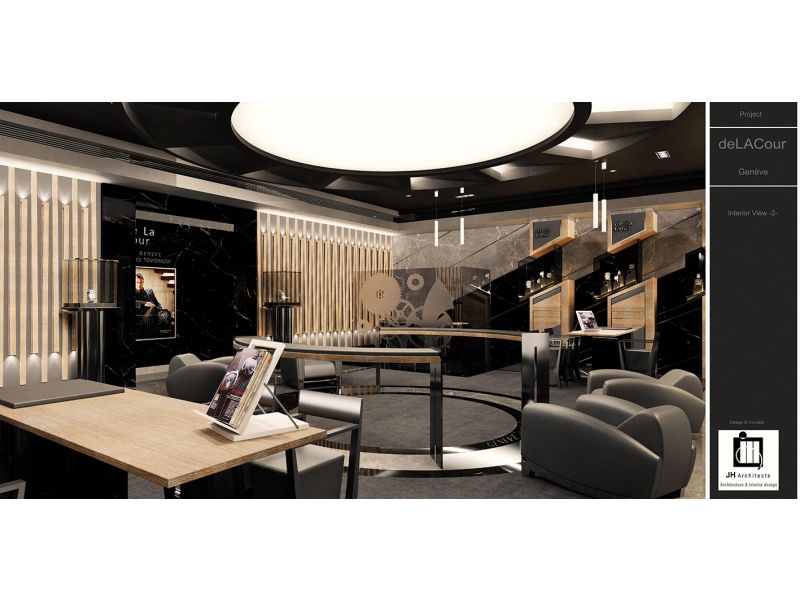 DeLaCour Luxury watches showroom - Geneva